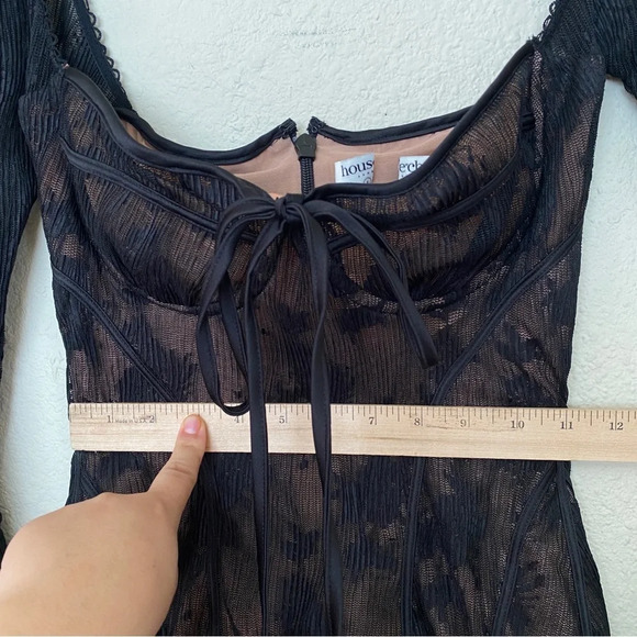 House of CB Small Taller 'Analissa' Black Lace‎ Corset Dress NWOT - Picture 8 of 10